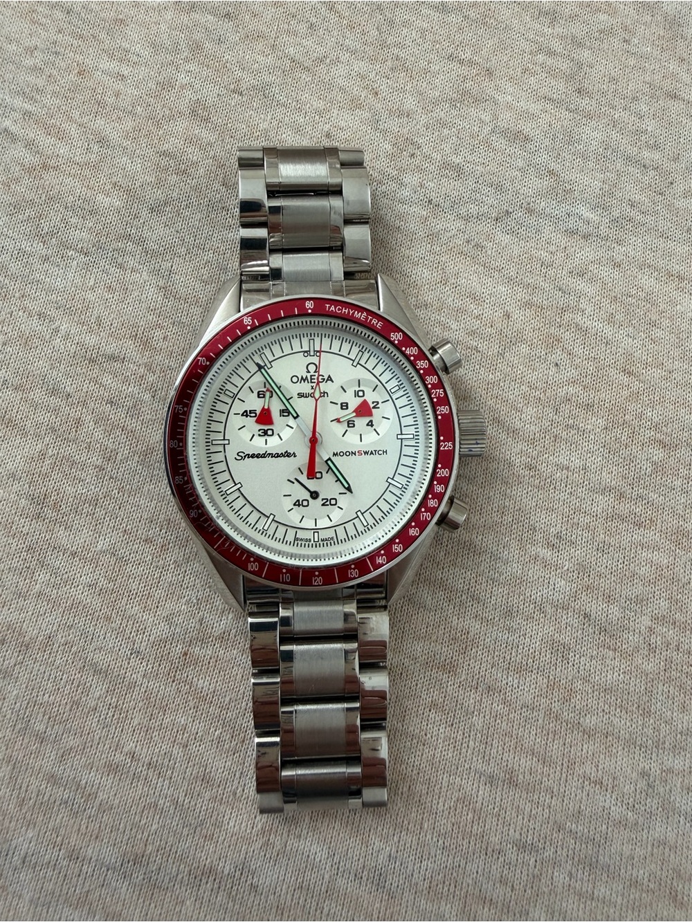 Omega x Swatch Speedmaster MoonSwatch MOD watch Mission to Mars